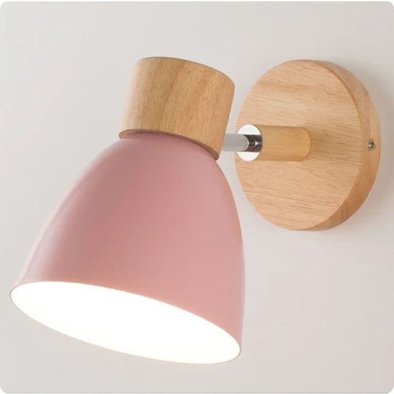 Lampe de chevet Murale Bois Nordique