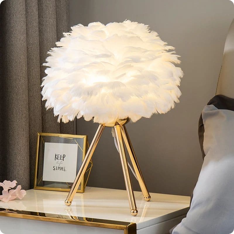 Lampe de chevet Plume