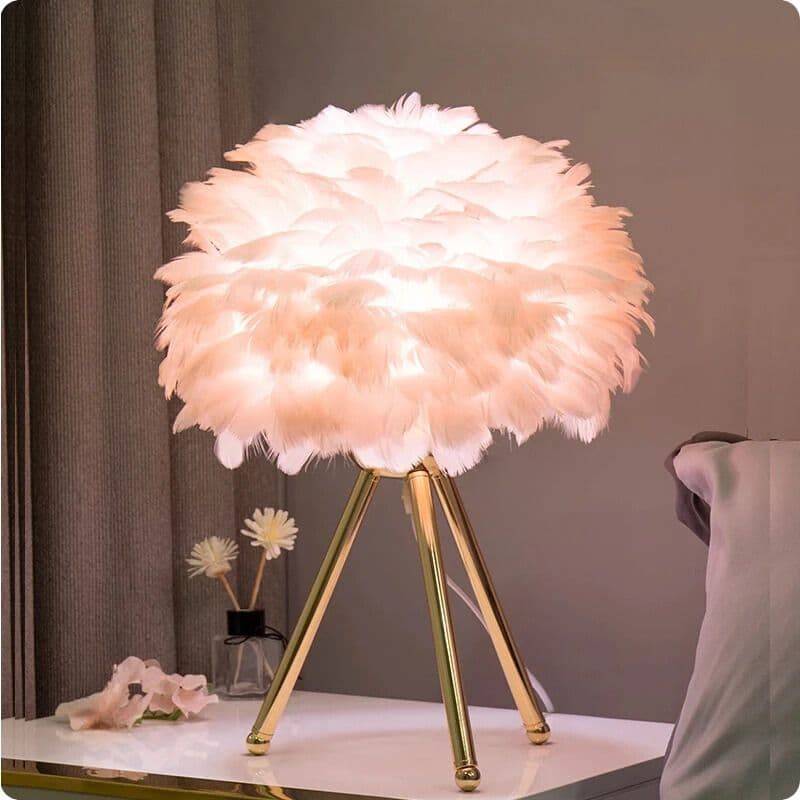 Lampe de chevet Plume